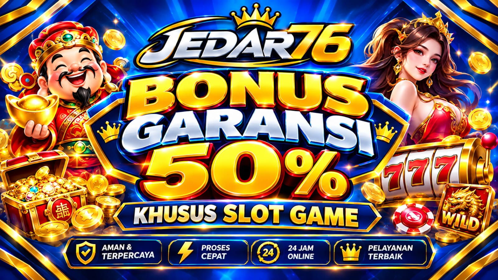 Bonus Garansi 50% Khusus Slot